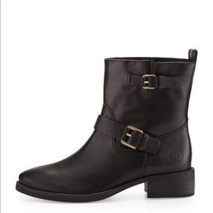 Tory Burch leather black boots 8.5